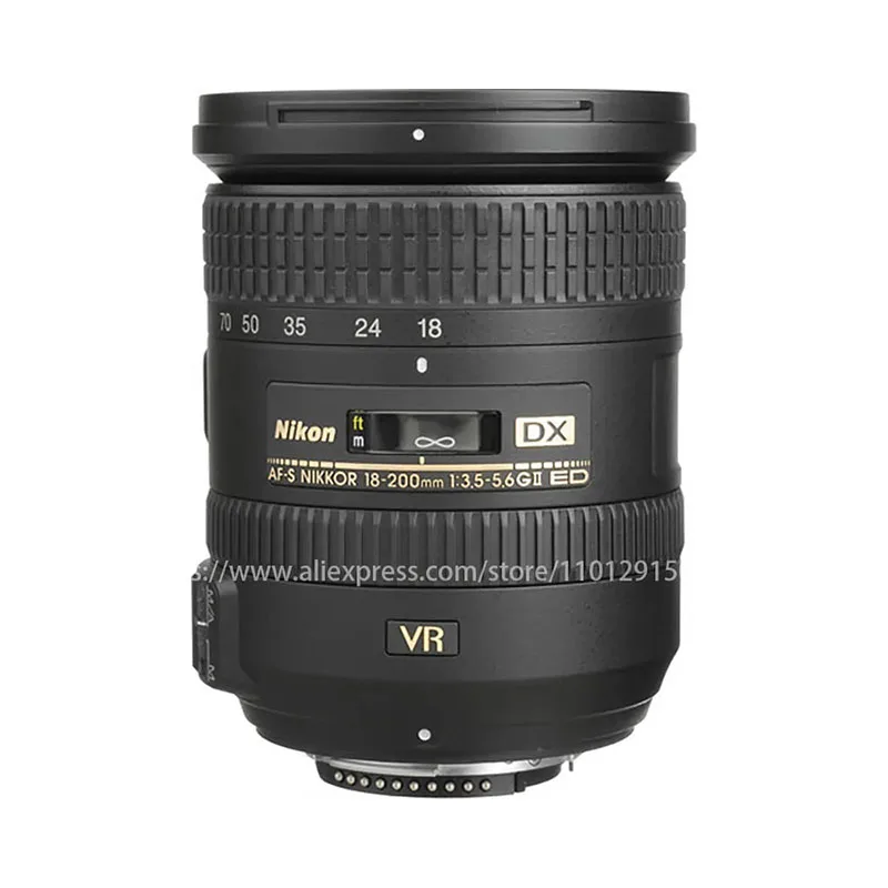 

Nikon AF-S DX NIKKOR 18-200mm f/3.5-5.6G ED VR II Lens