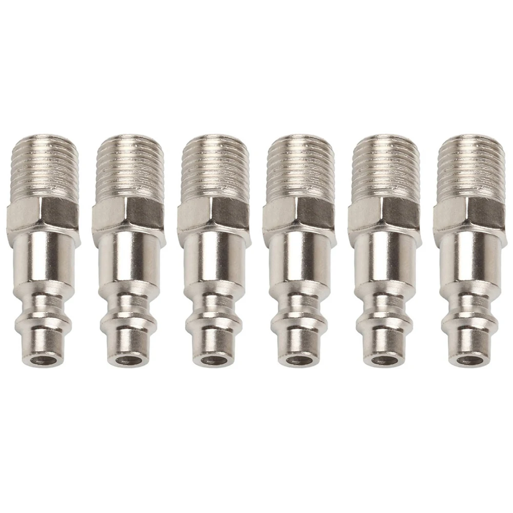 Brand New Quick Connector Accessories Silver 1/4Inch 6Pcs Air Hose Fitting Connector For Air Hose Pneumatic Tool
Brand New Quick Connector Accessories Silver 1/4Inch 6Pcs Air Hose Fitting Connector For Air Hose Pneumatic Tool