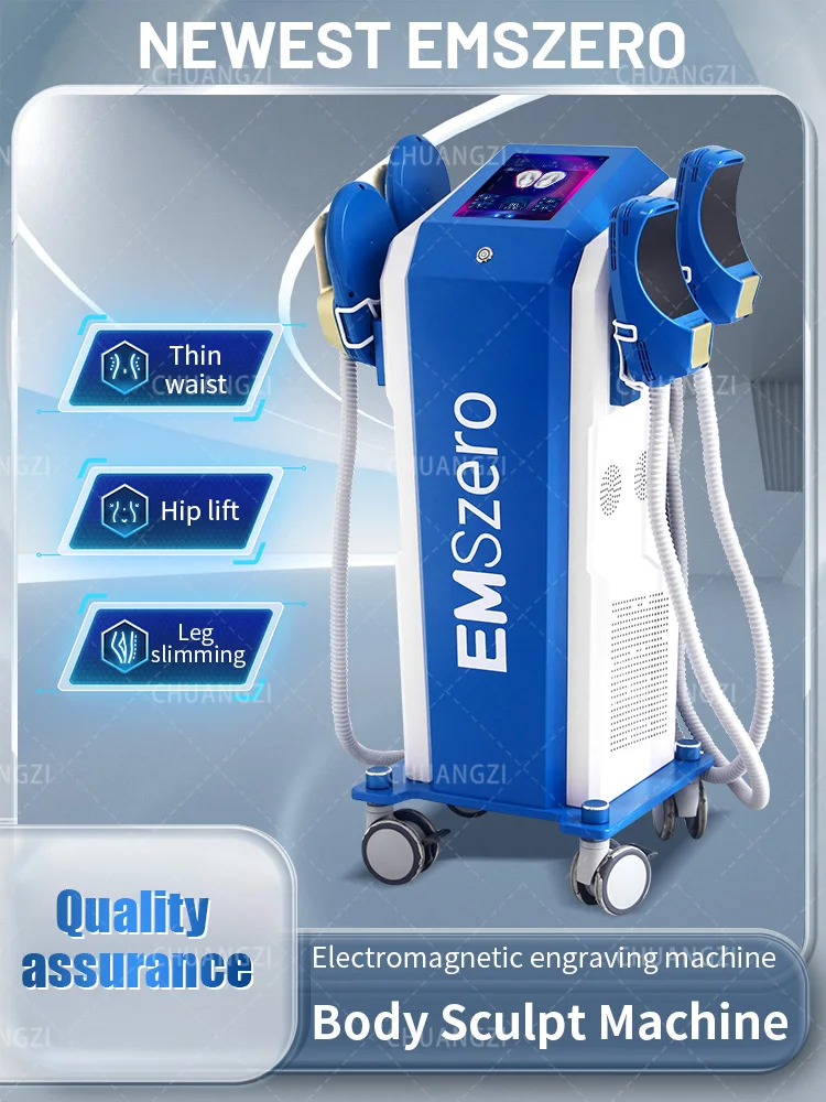 

6500W EMSZERO Hi-emt Machine 4 Handles EMS Pelvic Pad Muscle Stimulation Body Sculpt For Salon Nova