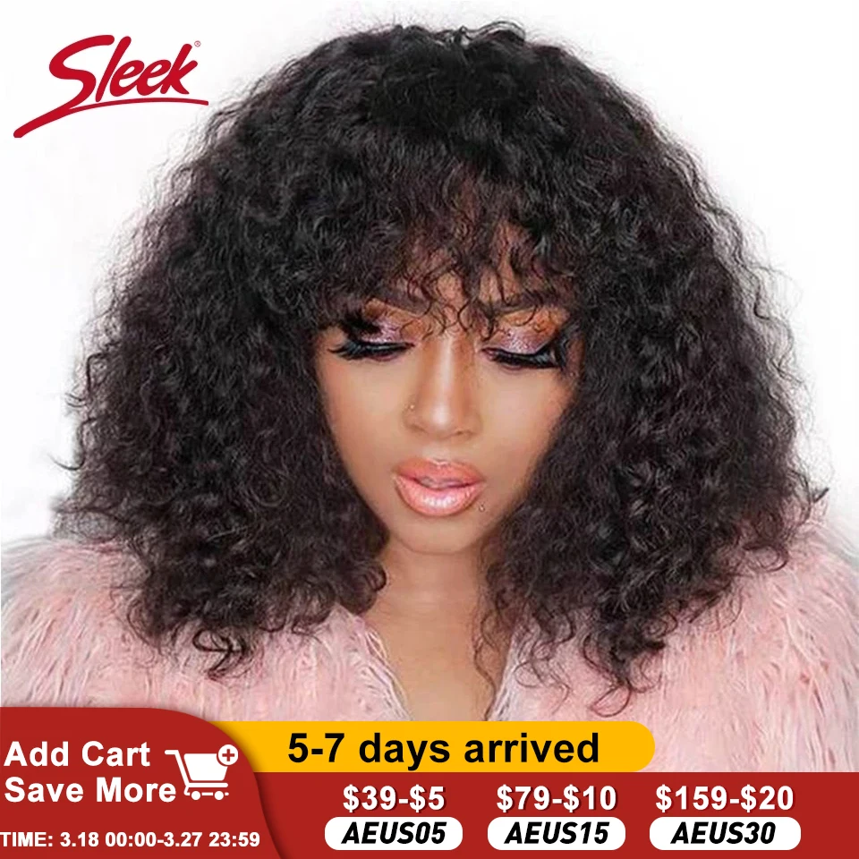 

Jerry Curly Short Pixie Cut Bob Brazilian Human Hair Wigs With Bang Natual Black Red99j Ombre T1B/33 Color Sleek Remy Hair Wig