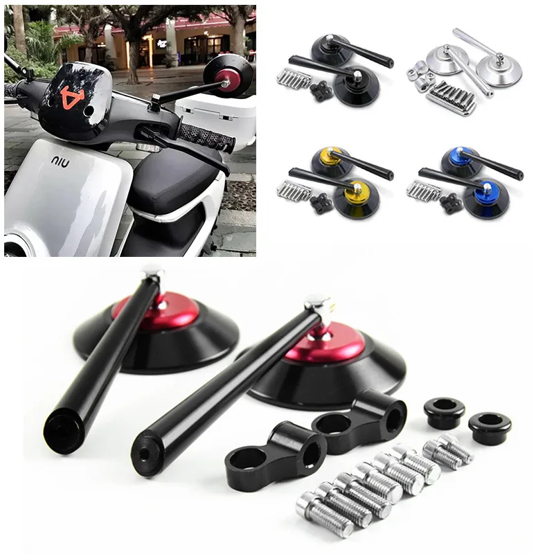 Compact Motorcycles Rearview Side Mirror Universal Motorbike Mirrors Round Motorcycles RearView Side Mirros Aluminum F19A
Compact Motorcycles Rearview Side Mirror Universal Motorbike Mirrors Round Motorcycles RearView Side Mirros Aluminum F19A
