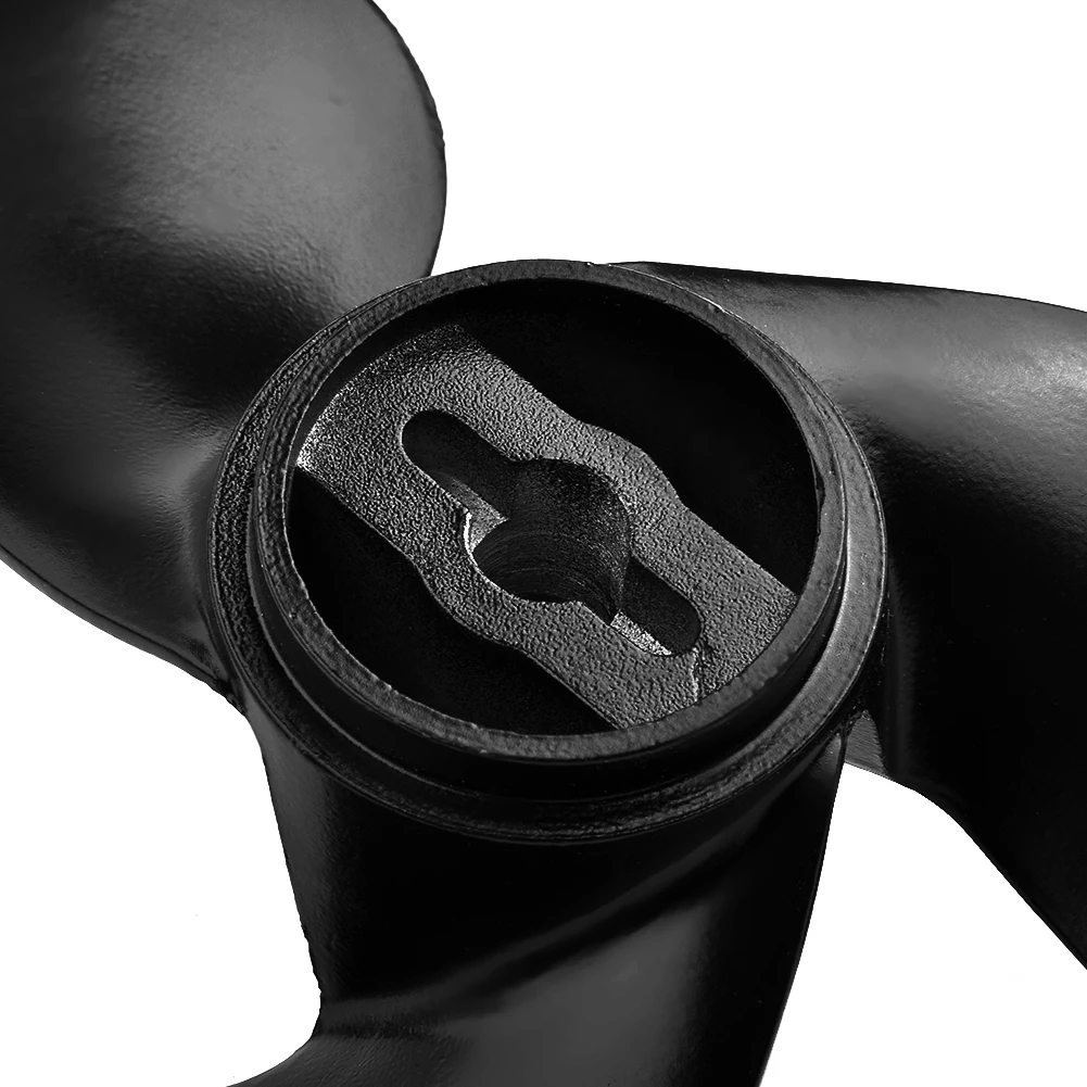 309-64107-0 For Nissan Tohatsu Evinrude Johnson Aluminum Alloy 7.4 X 5.7 Marine Propeller 2.2-3.3HP R Rotating Black 3 Blades
309-64107-0 For Nissan Tohatsu Evinrude Johnson Aluminum Alloy 7.4 X 5.7 Marine Propeller 2.2-3.3HP R Rotating Black 3 Blades