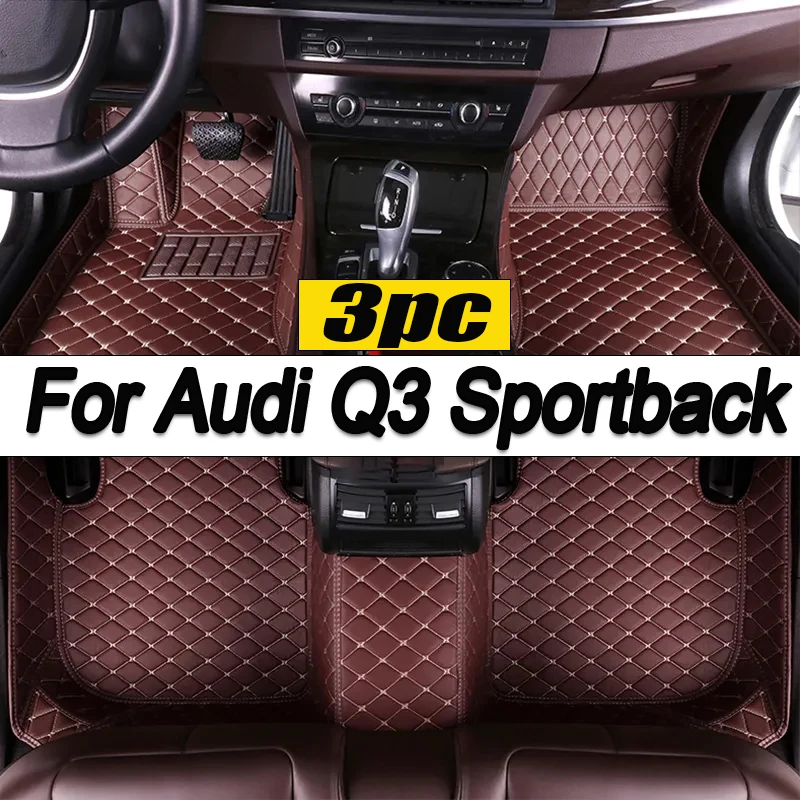 Автомобильные коврики из искусственной кожи на заказ для Audi Q3 Sportback 2020-2023 года, детали интерьера, автомобильные аксессуары
Автомобильные коврики из искусственной кожи на заказ для Audi Q3 Sportback 2020-2023 года, детали интерьера, автомобильные аксессуары