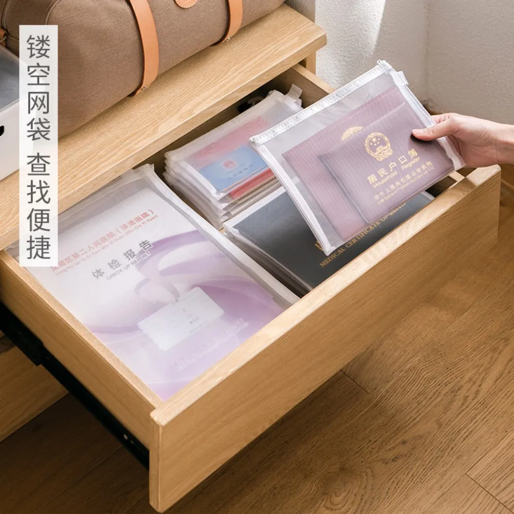 Mesh Zipper Pouch Document Bag Stationery Storage Folder Zip File Folders School Office Supplies Pencil Case Cosmetic Makeup Bag
Mesh Zipper Pouch Document Bag Stationery Storage Folder Zip File Folders School Office Supplies Pencil Case Cosmetic Makeup Bag