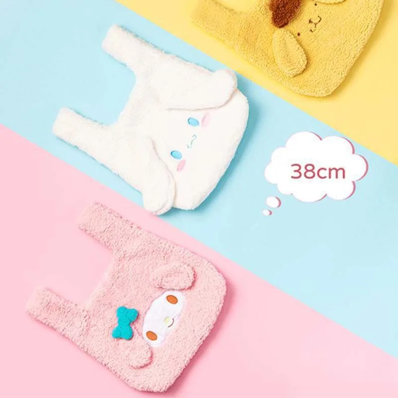 

Сумка для покупок Miniso My Melody Cinnamoroll Pom Purin, мультяшная интересная сумка, плюшевая сумка для хранения, рождественский подарок для друзей