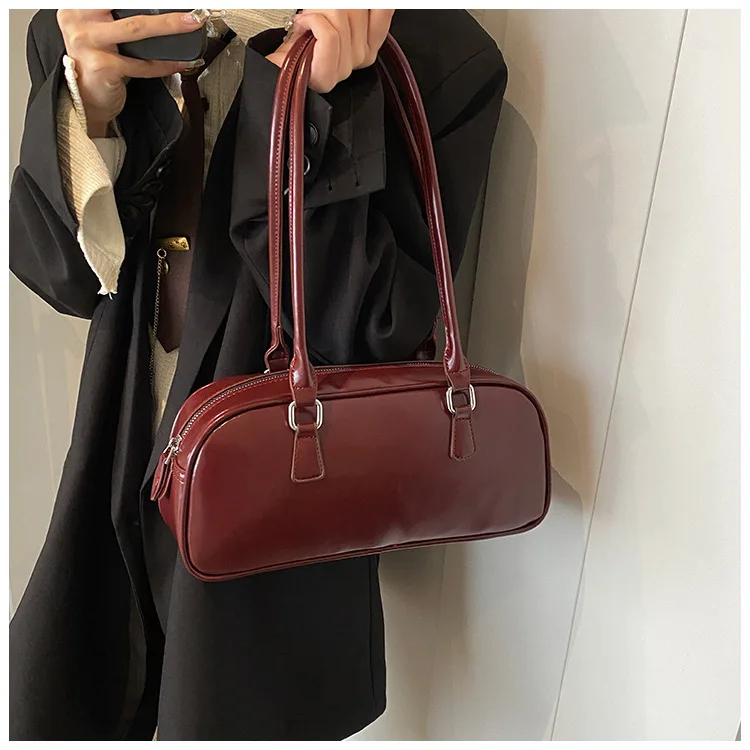 بلون بولي Leather حقائب جلدية تحت الإبط للنساء 2026 ربيع الكورية موضة ريترو حقيبة كتف بسيطة سيدة حقائب اليد والمحافظ بلون بولي Leather حقائب جلدية تحت الإبط للنساء 2026 ربيع الكورية موضة ريترو حقيبة كتف بسيطة سيدة حقائب اليد والمحافظ