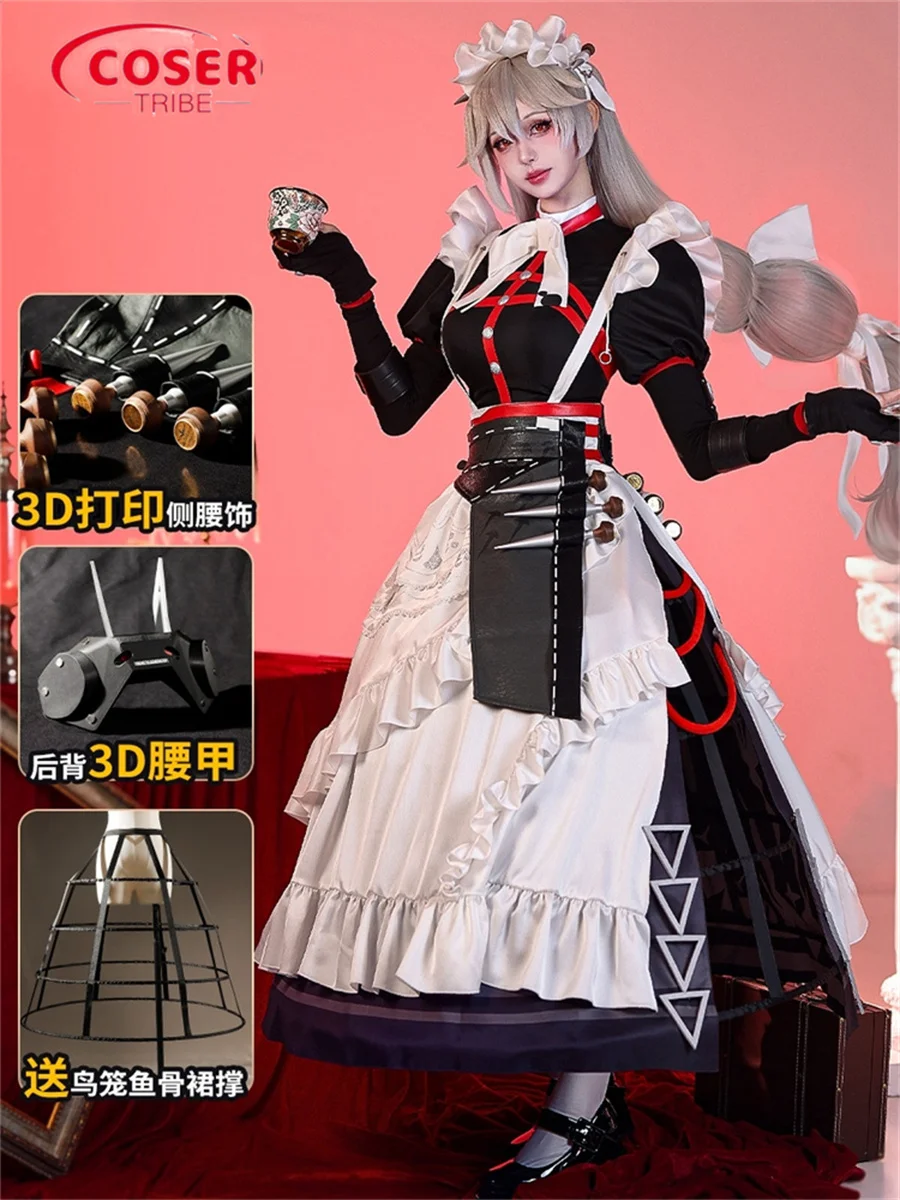 COSER TRIBE Аниме игра зенеф зона нуль Александрина церемониальное платье Хэллоуин Карнавал ролевой косплей костюм полный комплект
COSER TRIBE Аниме игра зенеф зона нуль Александрина церемониальное платье Хэллоуин Карнавал ролевой косплей костюм полный комплект