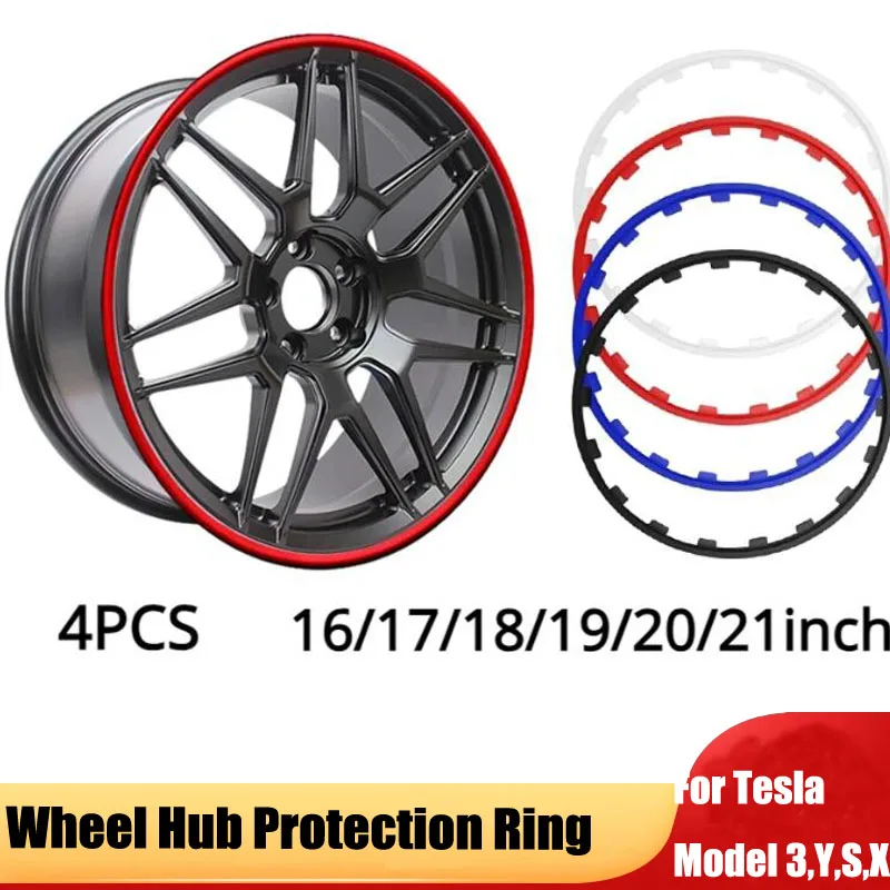 Universal Car Wheel Hub Protection Ring for Tesla Model 3 Y S X Rims Ring Protectors Auto Wheel Rims Guard Strip Car 
Universal Car Wheel Hub Protection Ring for Tesla Model 3 Y S X Rims Ring Protectors Auto Wheel Rims Guard Strip Car