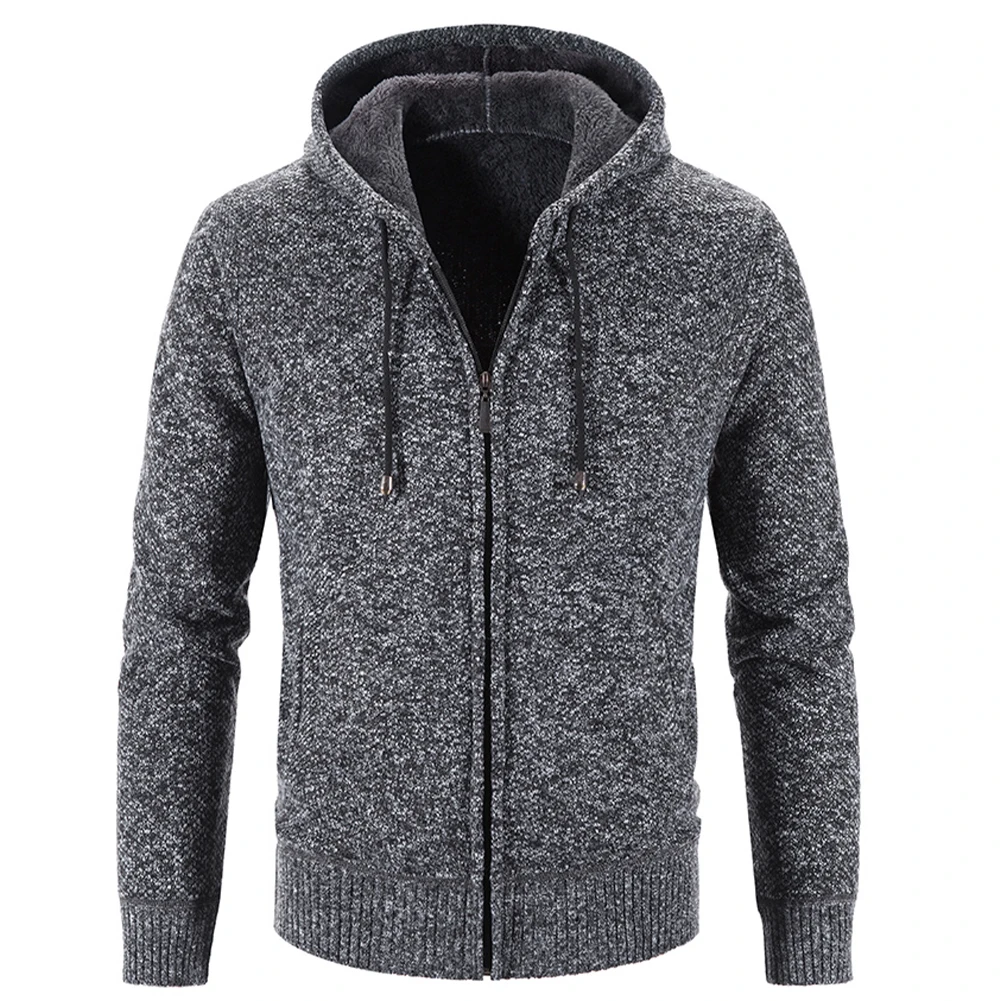 New Mens Autumn Winter Warm Thick Fur Lined Hooded Hoodie Slim Fit Zip Up Coat Jacket Sweatshirt Solid Knitted Men Sweaters
New Mens Autumn Winter Warm Thick Fur Lined Hooded Hoodie Slim Fit Zip Up Coat Jacket Sweatshirt Solid Knitted Men Sweaters