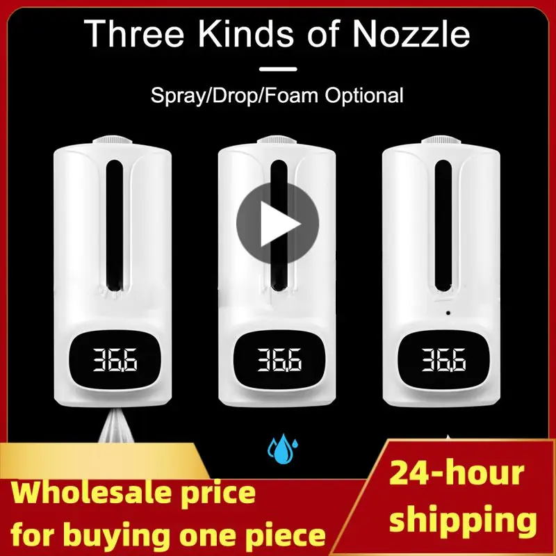 Wall-mounted Soap Dispenser Thermometer Alarm Induction Disinfection All-in- Machine Office, Kitchen, Bedroom 2021
Wall-mounted Soap Dispenser Thermometer Alarm Induction Disinfection All-in- Machine Office, Kitchen, Bedroom 2021