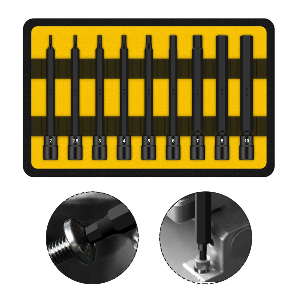 Length Hex Screwdriver Bits Set Holder Durable Extension Drill Driver Sleeve Adapter Screwdriver Bars For Power Drills
Length Hex Screwdriver Bits Set Holder Durable Extension Drill Driver Sleeve Adapter Screwdriver Bars For Power Drills