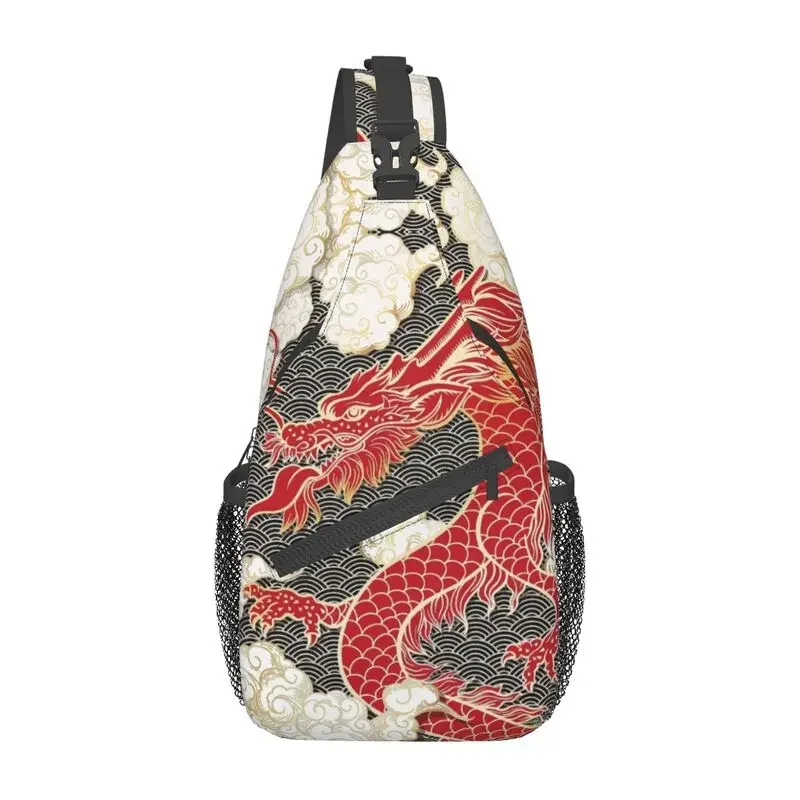 Cool Chinese Red Dragon Totem Pattern Sling Crossbody Backpack Men Tradition Asian Style Shoulder Chest Bags for Camping Biking
Cool Chinese Red Dragon Totem Pattern Sling Crossbody Backpack Men Tradition Asian Style Shoulder Chest Bags for Camping Biking