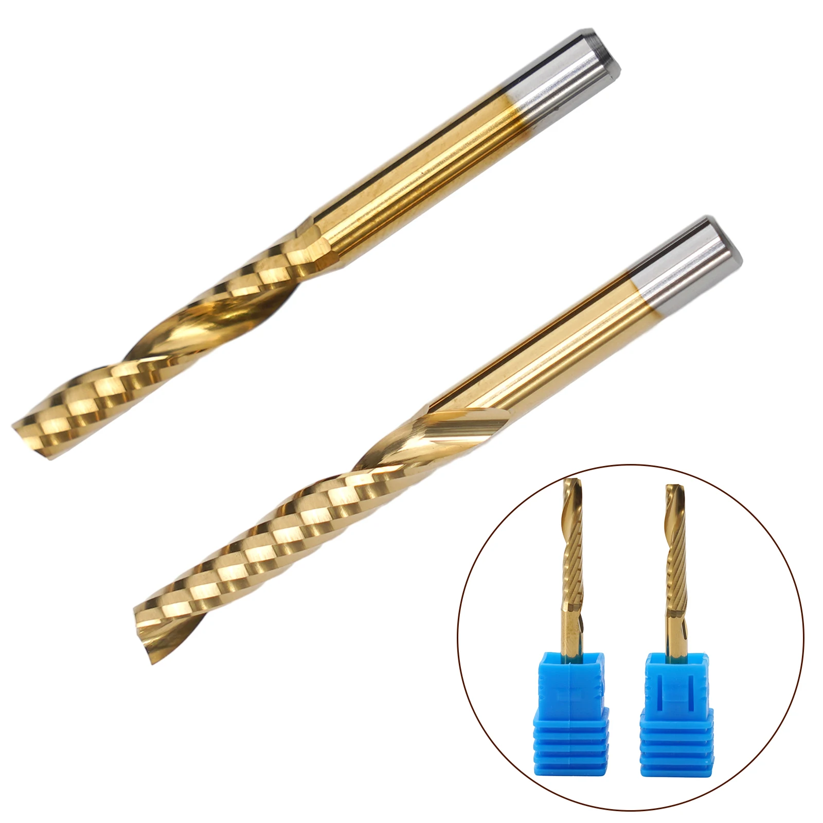 2pcs 4mm End Mills Milling Cutter Single Flute Titanium Plated 4mm Shank Aluminum Grinding Polishing MDF Log Acrylic
2pcs 4mm End Mills Milling Cutter Single Flute Titanium Plated 4mm Shank Aluminum Grinding Polishing MDF Log Acrylic