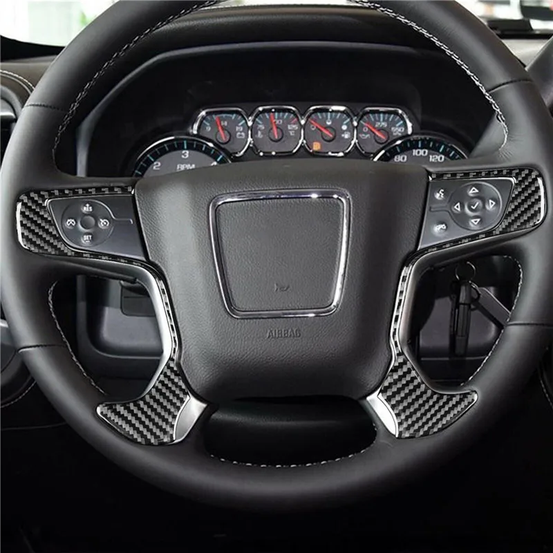 Наклейки из углеродного волокна на руль для Chevrolet Silverado 1500/GMC Sierra 1500 2014-2018, аксессуары для интерьера автомобиля
Наклейки из углеродного волокна на руль для Chevrolet Silverado 1500/GMC Sierra 1500 2014-2018, аксессуары для интерьера автомобиля
