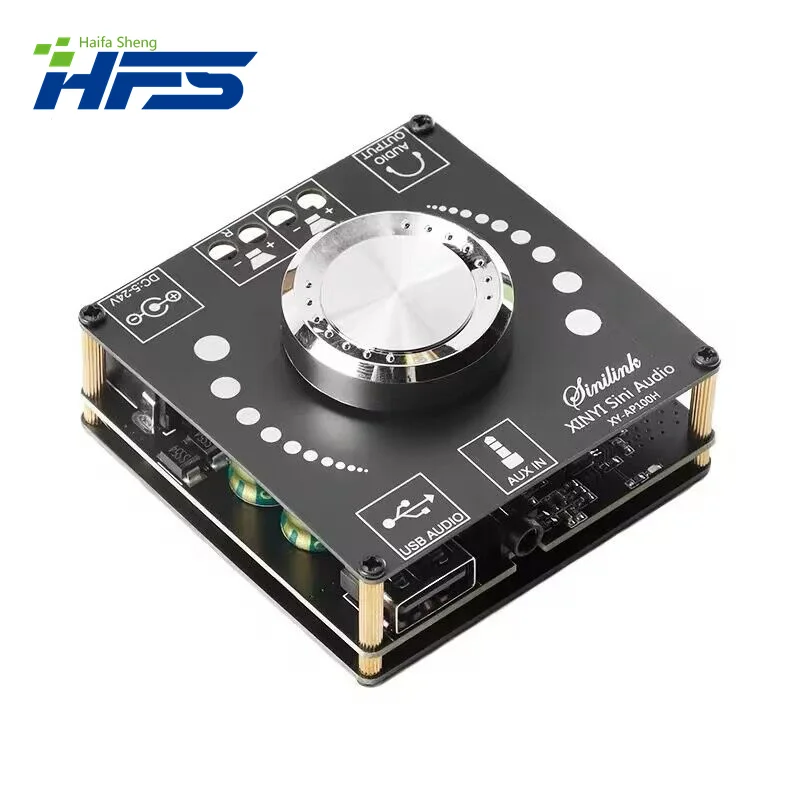 XY-AP100H 100W * 2 HIFI уровень стерео Bluetooth цифровой модуль усилителя мощности TPA3116
XY-AP100H 100W * 2 HIFI уровень стерео Bluetooth цифровой модуль усилителя мощности TPA3116
