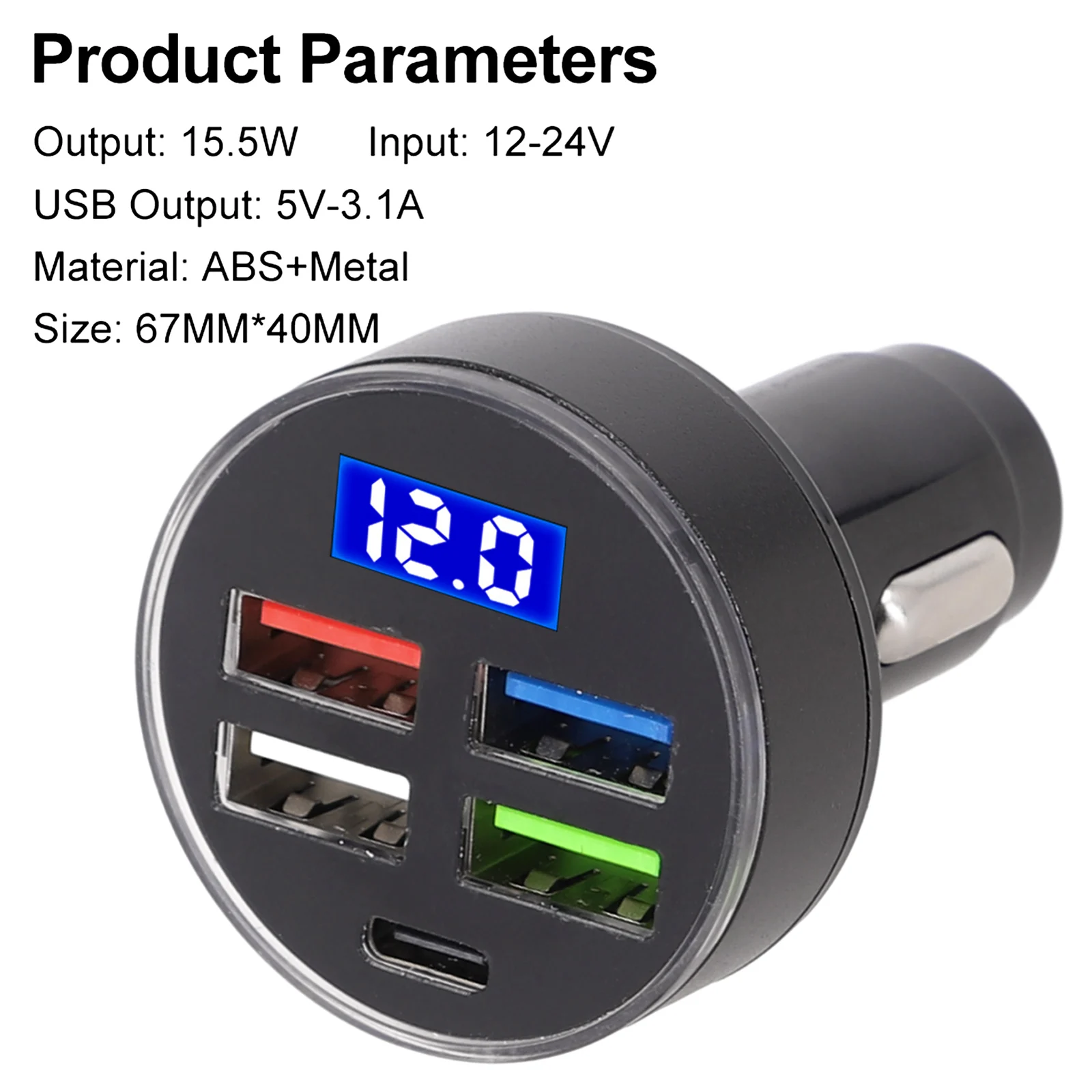 Car Car Charger Type-c 1PD 4USB Aluminum Alloy Car Charger Fast Charger QC3.0 Wide Compatibility Black Brand New
Car Car Charger Type-c 1PD 4USB Aluminum Alloy Car Charger Fast Charger QC3.0 Wide Compatibility Black Brand New