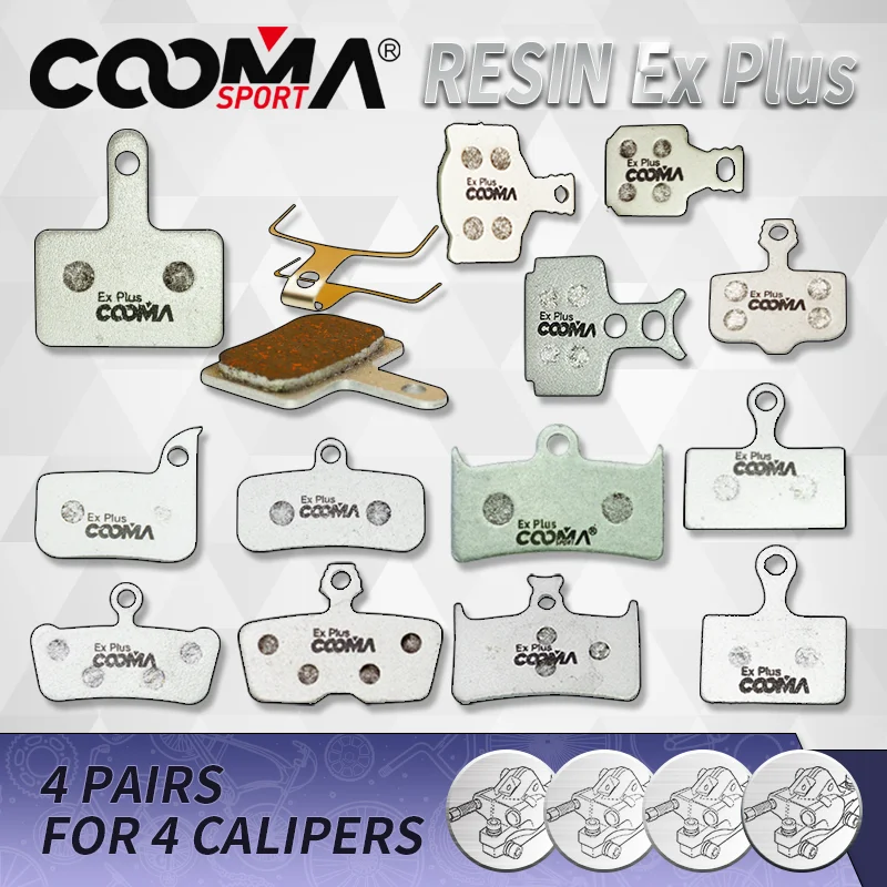 Improved Resin Bicycle Brake Pads for SRAM Avid Shimano Magura Hayes Formula Hope MTB Road Bike Caliper
Improved Resin Bicycle Brake Pads for SRAM Avid Shimano Magura Hayes Formula Hope MTB Road Bike Caliper