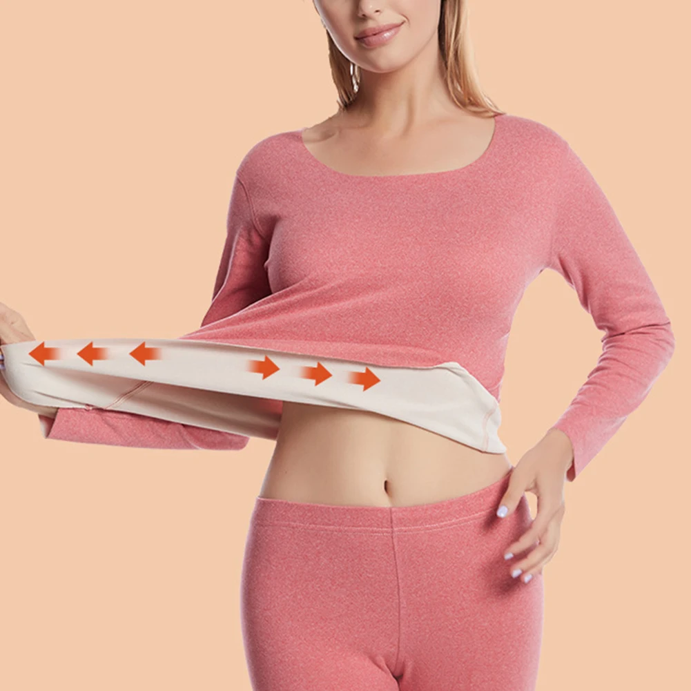 New Women Soft Warm Stretch Thermal Slim Fitting Breathable Underwear Shirt Pants 2pc Set Seamless Heat Ladies Underwear Sets
New Women Soft Warm Stretch Thermal Slim Fitting Breathable Underwear Shirt Pants 2pc Set Seamless Heat Ladies Underwear Sets