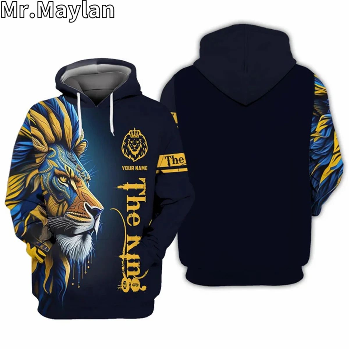 

CUSTOM THE KING LION GIFT FOR LION LOVER 3D Jacket Men/women Hoodie Unisex Casual Streetwear Sweatshirt Pullover Sudadera Hombre