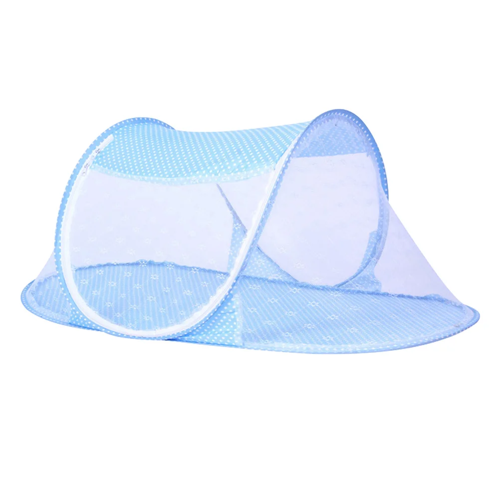 

Летняя портативная детская колыбель сетка складная детская кроватка сетка для кроватки детское постельное белье для младенцев сетка для кроватки (синяя)