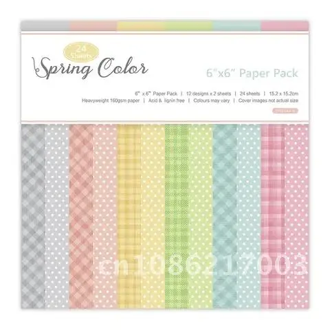 24 Pack Spring colors pink Pattern Creative Scrapbooking paper pack handmade craft paper craft Background pad Sheet
24 Pack Spring colors pink Pattern Creative Scrapbooking paper pack handmade craft paper craft Background pad Sheet
