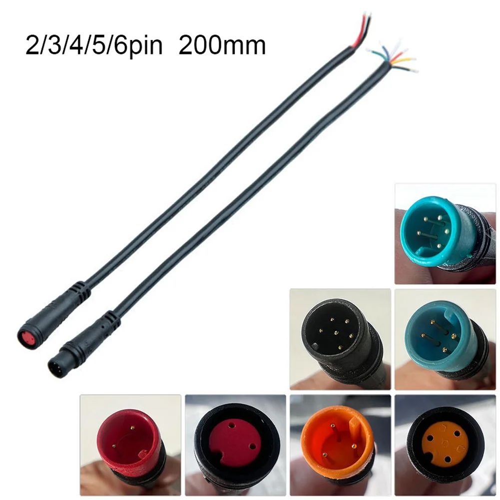 E-Bike Waterproof Connector Extension Cord 2/3/4/5/6 Pin Signal Line Plastic Steel 20cm Length Electric Bike Accessories
E-Bike Waterproof Connector Extension Cord 2/3/4/5/6 Pin Signal Line Plastic Steel 20cm Length Electric Bike Accessories