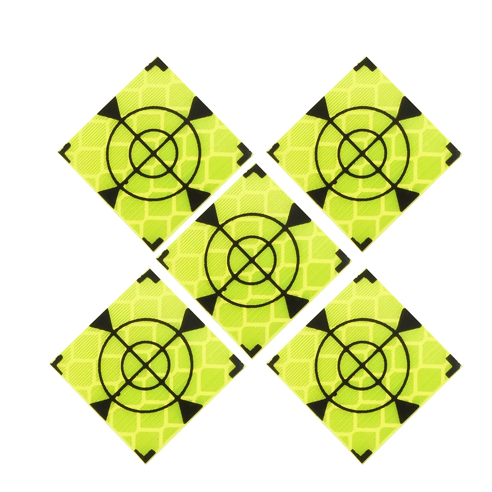 100pcs Fluorescent Yellow Reflector Sheet Reflective Tape Target For Total Station Survey 20/30/40/50/60mm Subway Engineering
100pcs Fluorescent Yellow Reflector Sheet Reflective Tape Target For Total Station Survey 20/30/40/50/60mm Subway Engineering