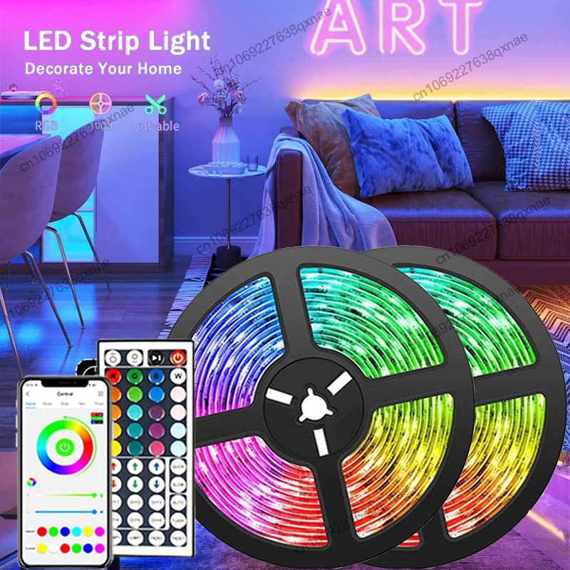 Светодиодная лента 5050 футов SMD RGB для украшения комнаты, Светодиодная лента с музыкой и синхронизацией, светодиодные светильники с дистанционным управлением по Bluetooth, неоновые светильники для подсветки телевизора, 5 в постоянного тока
Светодиодная лента 5050 футов SMD RGB для украшения комнаты, Светодиодная лента с музыкой и синхронизацией, светодиодные светильники с дистанционным управлением по Bluetooth, неоновые светильники для подсветки телевизора, 5 в постоянного тока