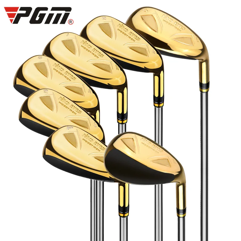 

PGM 7PCS Golf MO EYES Sports 7 Irons Club High Imported 950 Steel 5-9 Pw Sw R/S Flex Steel/Graphite Shaft MTG021