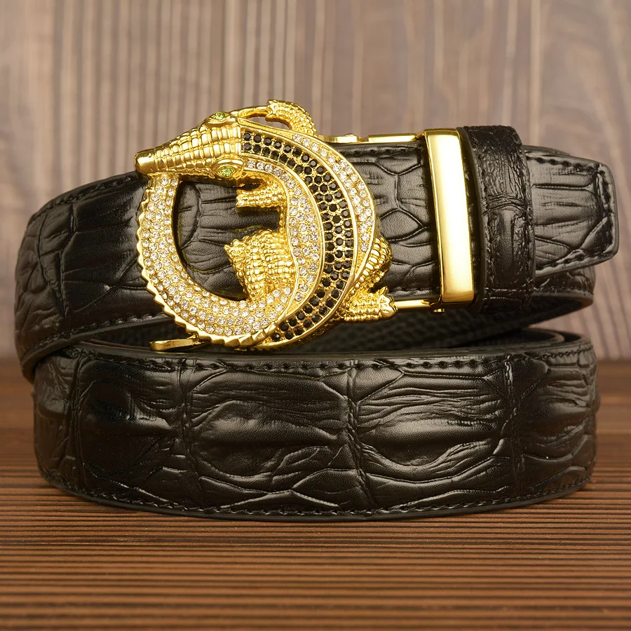 Men’s High Quality Crocodile Design Alloy Buckle Leather Belt,Fashion Split Cow Leather Belt,Men Jeans&Casual Pants Accessories;
Men’s High Quality Crocodile Design Alloy Buckle Leather Belt,Fashion Split Cow Leather Belt,Men Jeans&Casual Pants Accessories;