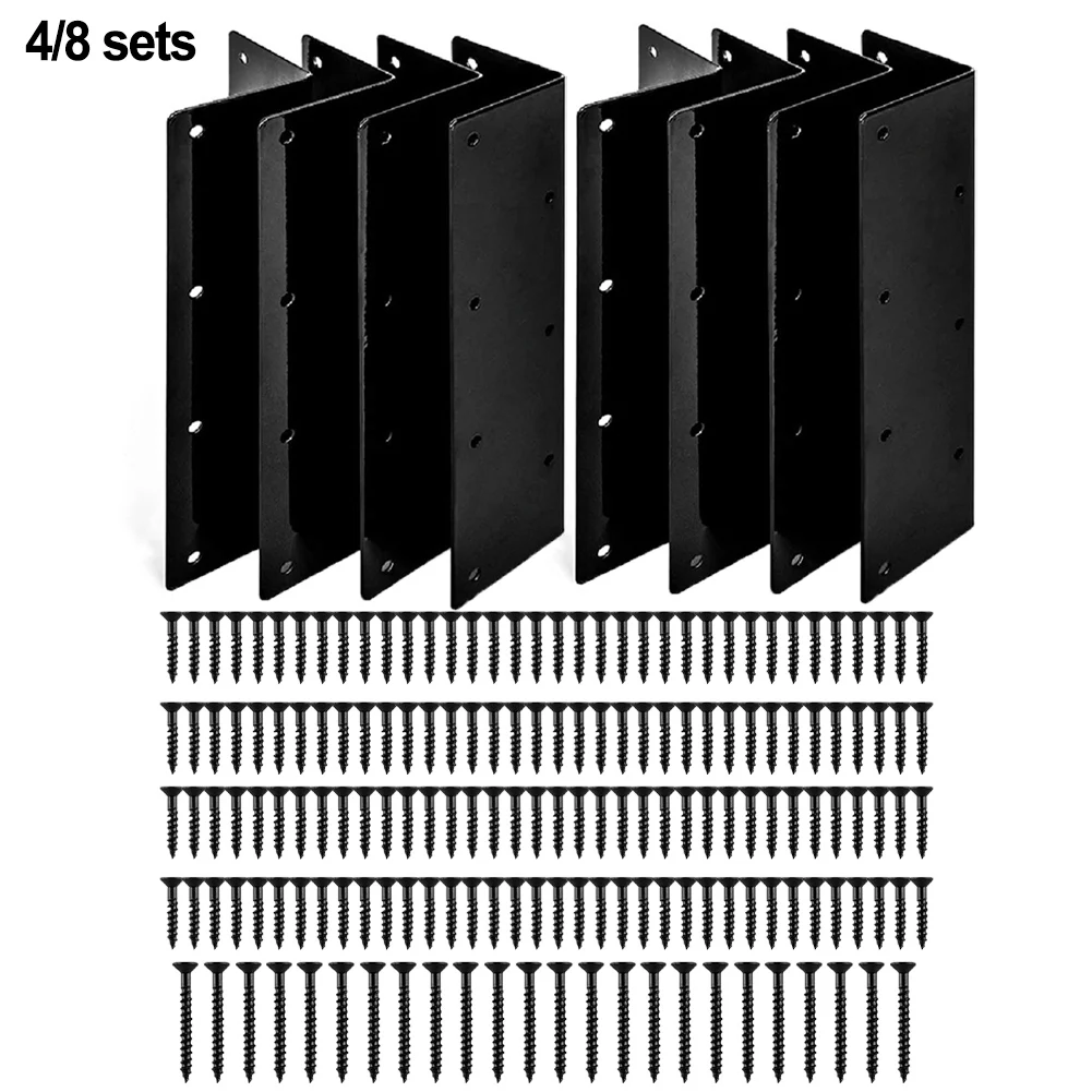 

Raised Garden Bed Corner Brackets With Screws For 20-24inch Bed Metal Connectors For Building Raised Garden Beds