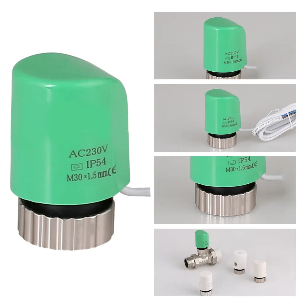 AC230VM30 1.5mm Electric Heat Actuator Heating Actuator Valve Switch For Floor Heating Radiator Valve System Floor Heating Parts
AC230VM30 1.5mm Electric Heat Actuator Heating Actuator Valve Switch For Floor Heating Radiator Valve System Floor Heating Parts