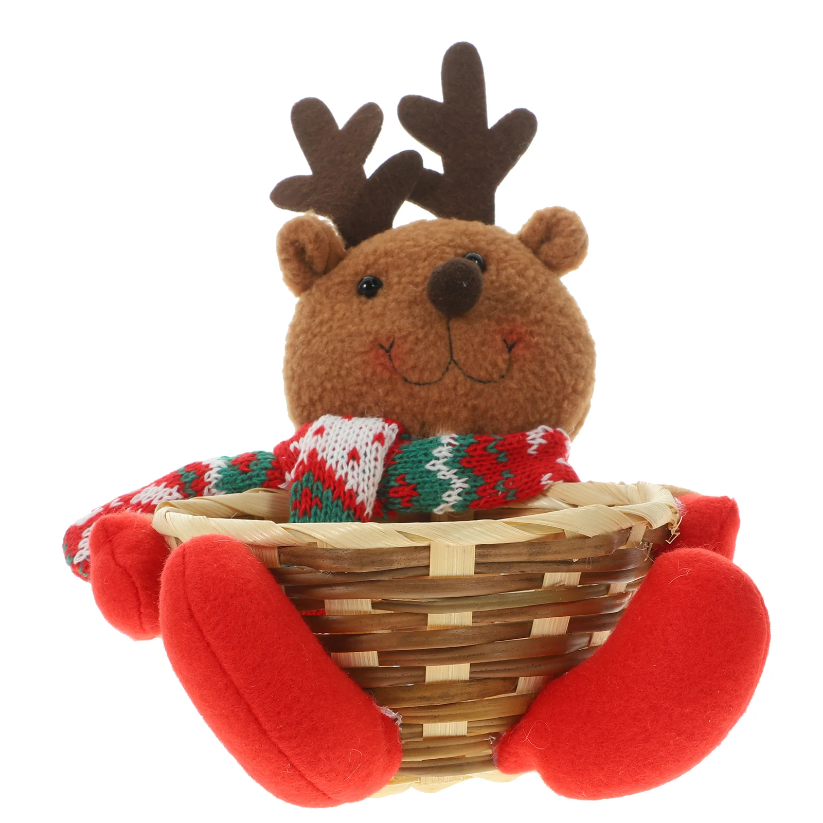 Christmas Candy Storage Basket Santa Claus Candy Bowl Decoration Xmas Sugar Snack Container Dish Table Desk Decoration Style 3
Christmas Candy Storage Basket Santa Claus Candy Bowl Decoration Xmas Sugar Snack Container Dish Table Desk Decoration Style 3