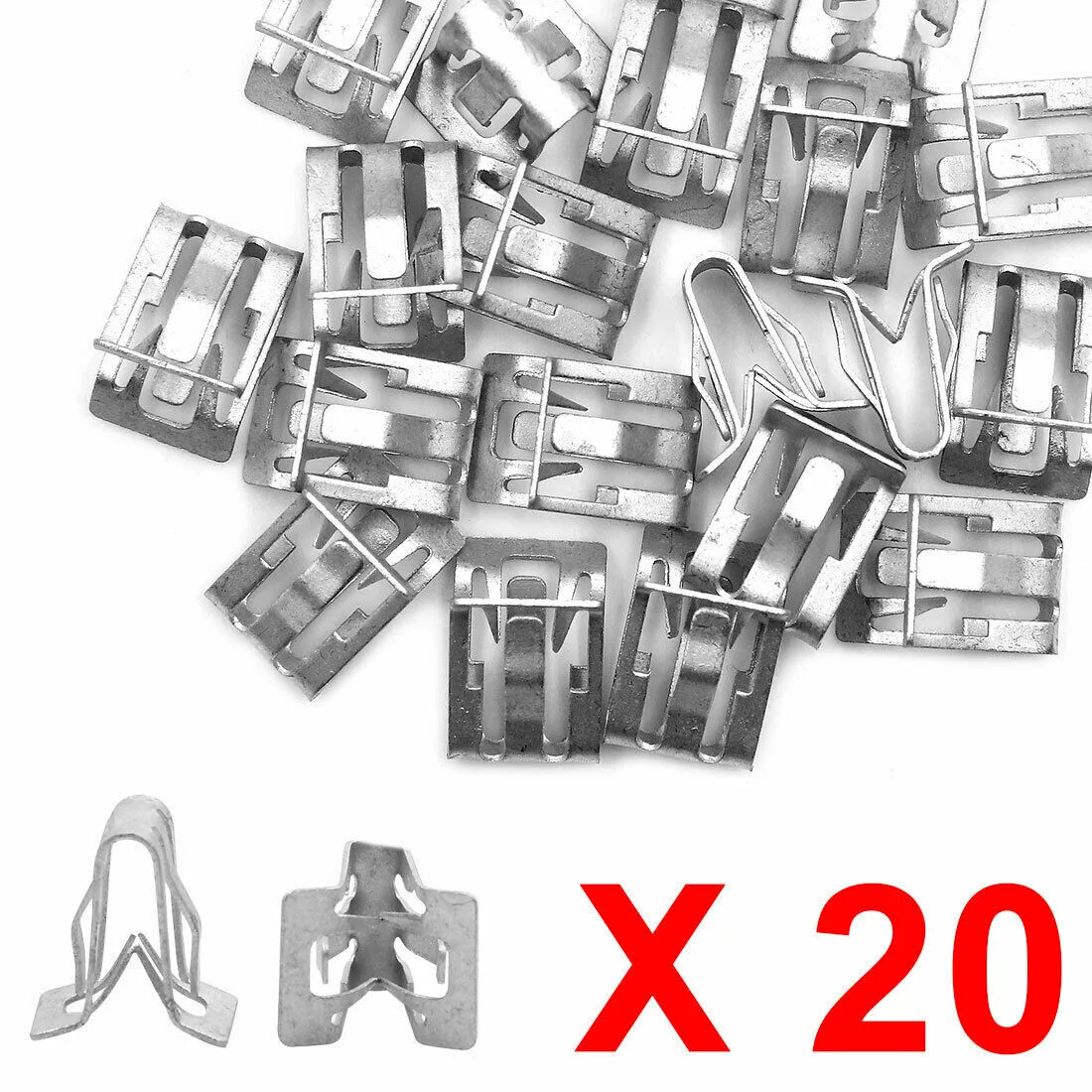Trim Metal Retainer Clip 20pcs Clip Dash Dashboard Fastener For Auto Car Metal Retainer Silver Tone High Quality
Trim Metal Retainer Clip 20pcs Clip Dash Dashboard Fastener For Auto Car Metal Retainer Silver Tone High Quality