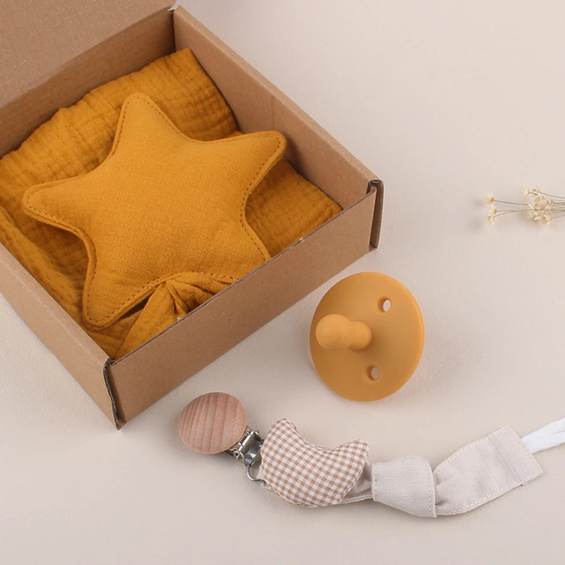 3pcs/set Cute Baby Pacifier Wooden Clips Cotton Soothing Towel for Infant Newborn Nipple Dummy Holder Shower Birthdays Christmas
3pcs/set Cute Baby Pacifier Wooden Clips Cotton Soothing Towel for Infant Newborn Nipple Dummy Holder Shower Birthdays Christmas
