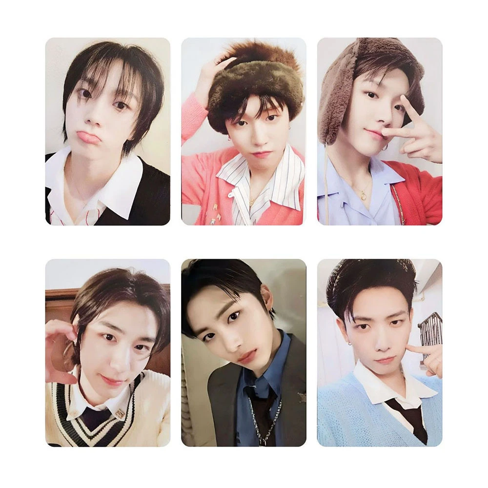 6Pcs/Set KPOP BOYNEXTDOOR Photocards WHO Album Postcard Double-Sided LOMO Cards SUNGHO RIWOO JAEHYUN TAESAN Fans Collection Gift
6Pcs/Set KPOP BOYNEXTDOOR Photocards WHO Album Postcard Double-Sided LOMO Cards SUNGHO RIWOO JAEHYUN TAESAN Fans Collection Gift