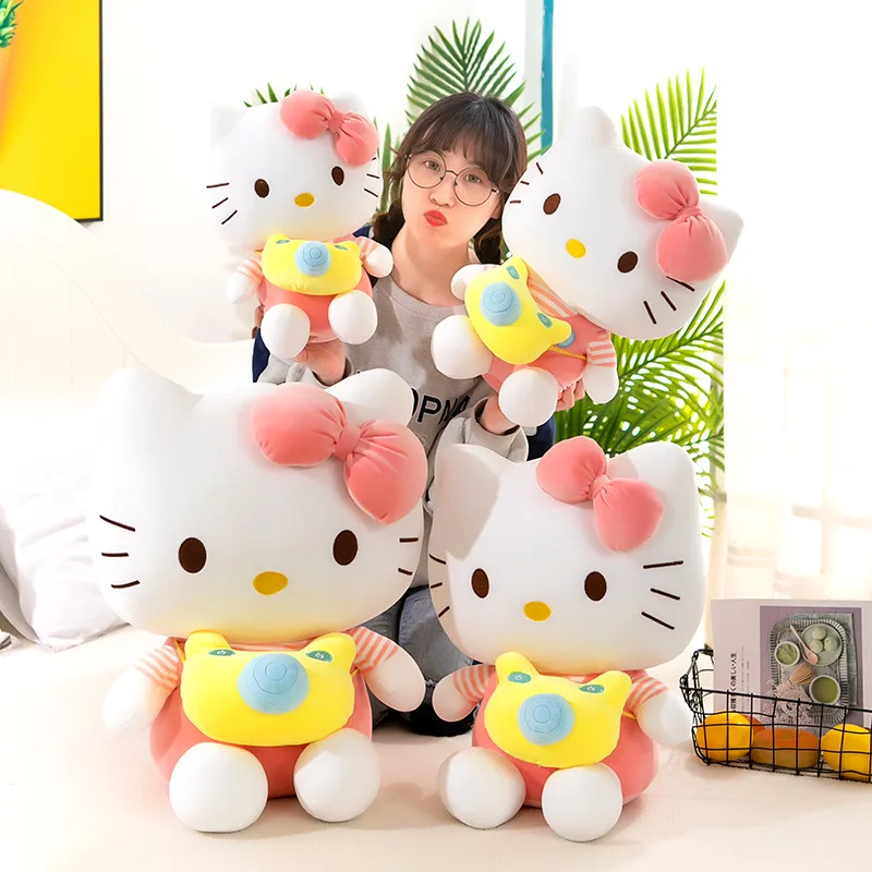 Новинка, милая кукла Hello Kitty с фотокамерой 35/40/50/60 см, детский подарок, подушка для девочки, игрушка, детский подарок
Новинка, милая кукла Hello Kitty с фотокамерой 35/40/50/60 см, детский подарок, подушка для девочки, игрушка, детский подарок
