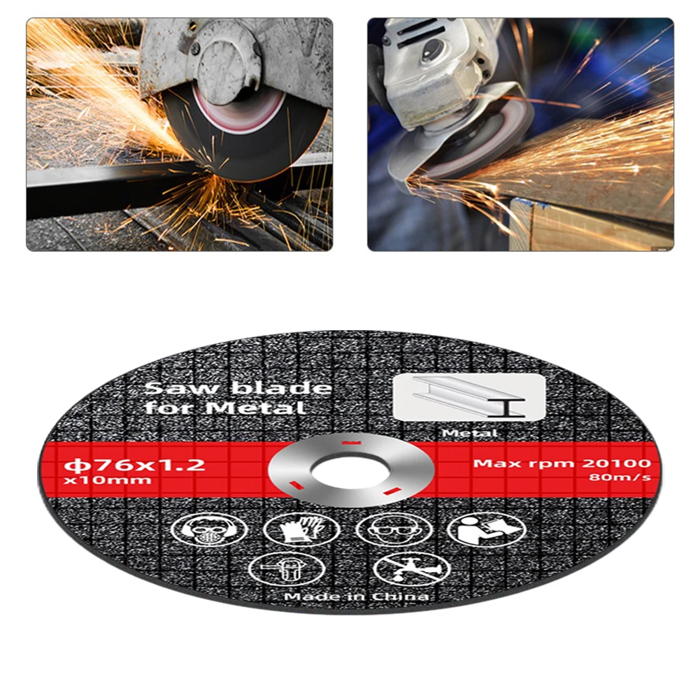 1PC 76mm*1.2mm*10mm Resin Grinding Cut Off Wheels Cutting Disc Circular Saw Blades For Die Angle Grinder Cutting Wheels
1PC 76mm*1.2mm*10mm Resin Grinding Cut Off Wheels Cutting Disc Circular Saw Blades For Die Angle Grinder Cutting Wheels