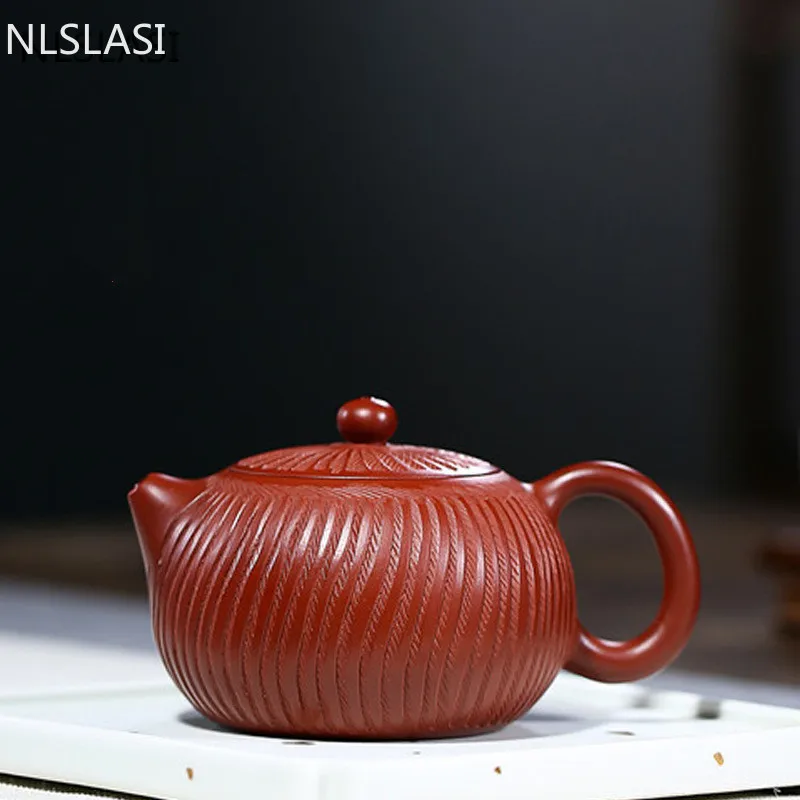 1pc Handmade Knife Cut Xi Shi Pot Chinese Yixing Teapot Pure Purple Clay Tea Set Kettle Ball Hole Filter Drinkware 260ml
1pc Handmade Knife Cut Xi Shi Pot Chinese Yixing Teapot Pure Purple Clay Tea Set Kettle Ball Hole Filter Drinkware 260ml