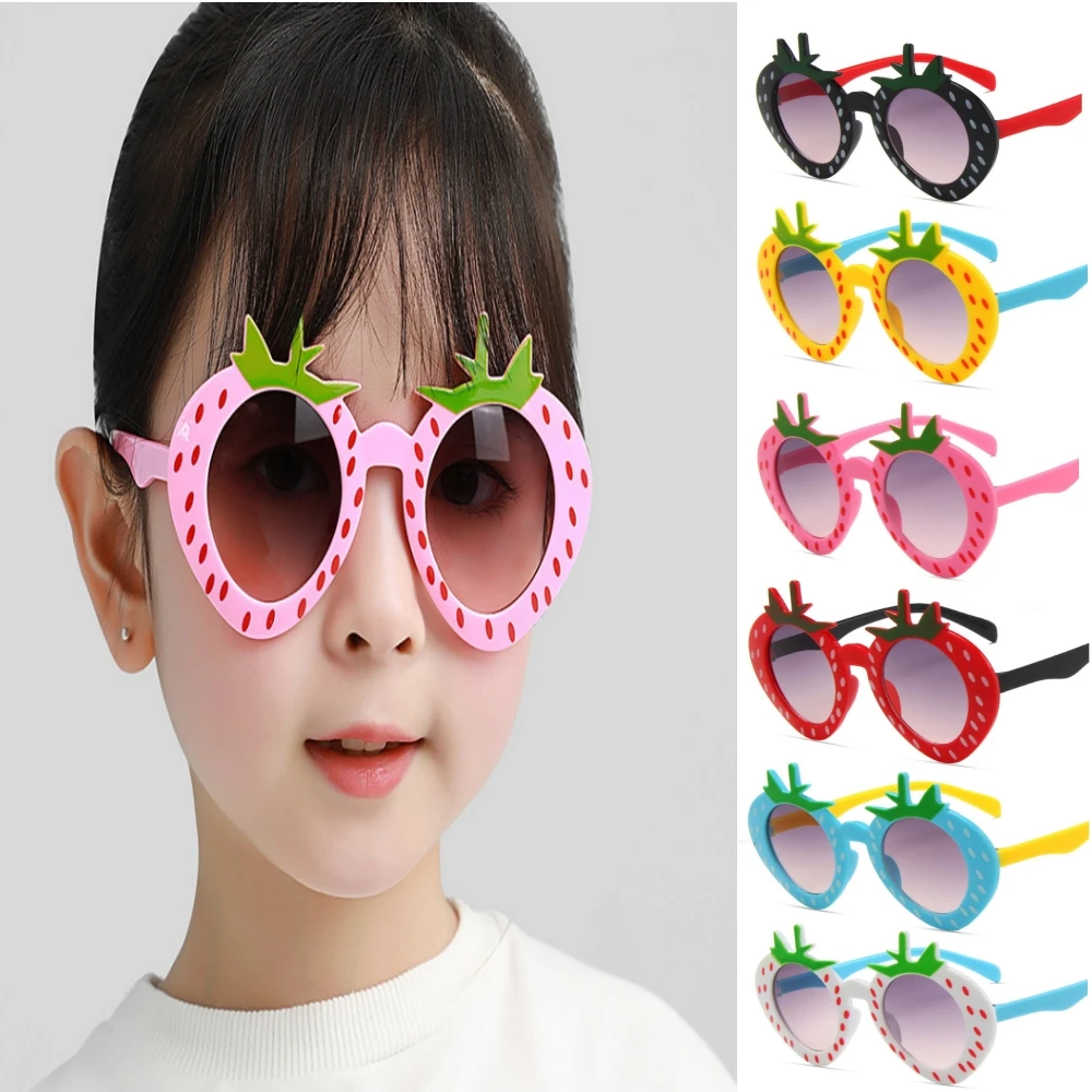 Fashion Children Cute Cartoon Sunglasses Kids Boys Girls Lovely Strawberry Decorative Sunshades Baby Fashion UV400 Sun Glasses
Fashion Children Cute Cartoon Sunglasses Kids Boys Girls Lovely Strawberry Decorative Sunshades Baby Fashion UV400 Sun Glasses