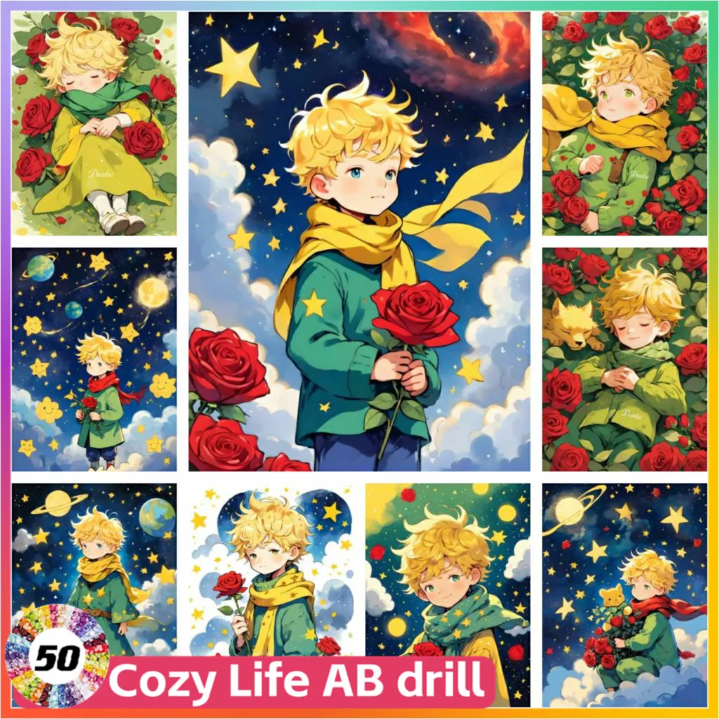 The Little Prince Cute Cartoon Set Artificial Kit Masterpiece Art Mosaic 5d AB Diamond Painting Stitch Novelty Large Children
The Little Prince Cute Cartoon Set Artificial Kit Masterpiece Art Mosaic 5d AB Diamond Painting Stitch Novelty Large Children
