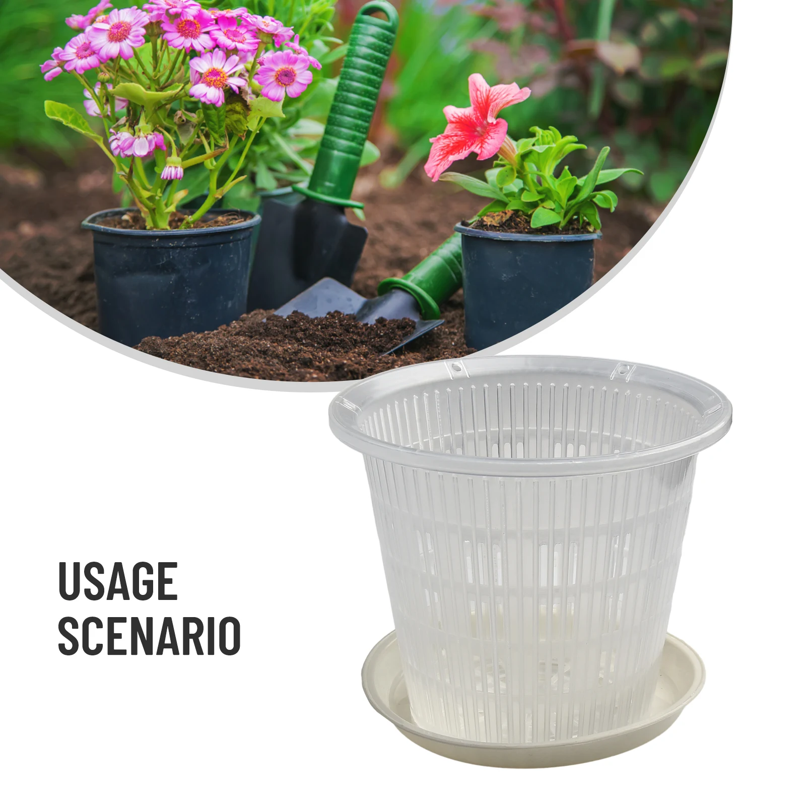 Transparent Plastic Flower Pot Root-Controlled Orchid Planting Pot With Stomata Grow Box Nursery Transplant Pots
Transparent Plastic Flower Pot Root-Controlled Orchid Planting Pot With Stomata Grow Box Nursery Transplant Pots