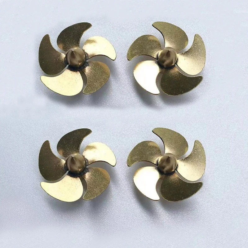 2Pairs Five Blades Curved Paddle Dia 22mm Brass Propeller Hole 2mm RC Ship Propulsion Accessories Model Boat Replacement Parts
2Pairs Five Blades Curved Paddle Dia 22mm Brass Propeller Hole 2mm RC Ship Propulsion Accessories Model Boat Replacement Parts