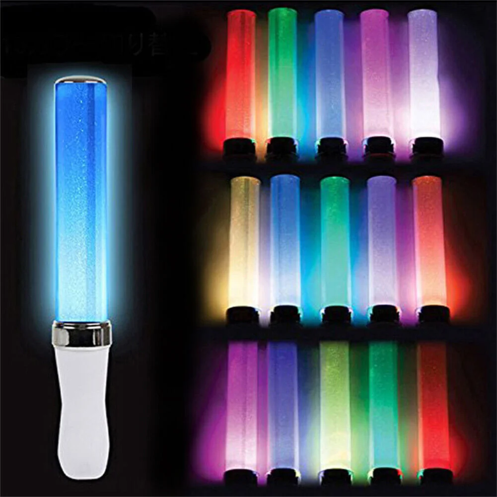

3w LED Glow Light Stick 15 Colors Change Battery Powered Concert Atmosphere Light Stick Party Supplies