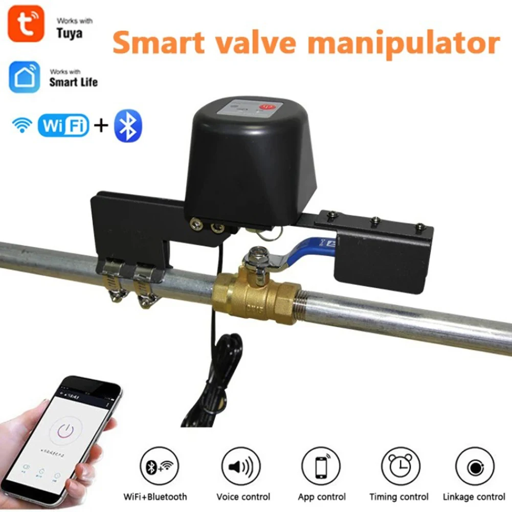 Tuya WiFi Water Valve Gas Shutoff Controller Support Alexa Assistant Smart Wireless Control Tuay Smart Smart Life App
Tuya WiFi Water Valve Gas Shutoff Controller Support Alexa Assistant Smart Wireless Control Tuay Smart Smart Life App