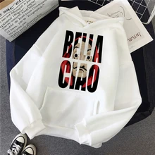 

Tv show The-House of Papers Bella Ciao Sweatshirt Cartoon Hoodie La Casa De Papel Hoody Male 90s Money Heist Hoodies Unisex