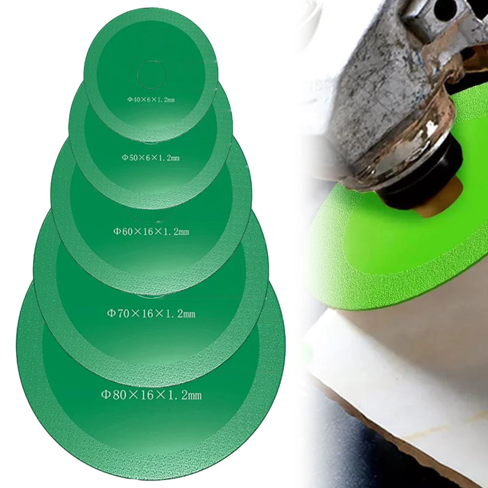 1pc Angle Grinder Glass Cutting Discs Thin Saw Wheel Crystal Marble Polishing 40/50/60/70/80mm Power Tools Accessories
1pc Angle Grinder Glass Cutting Discs Thin Saw Wheel Crystal Marble Polishing 40/50/60/70/80mm Power Tools Accessories