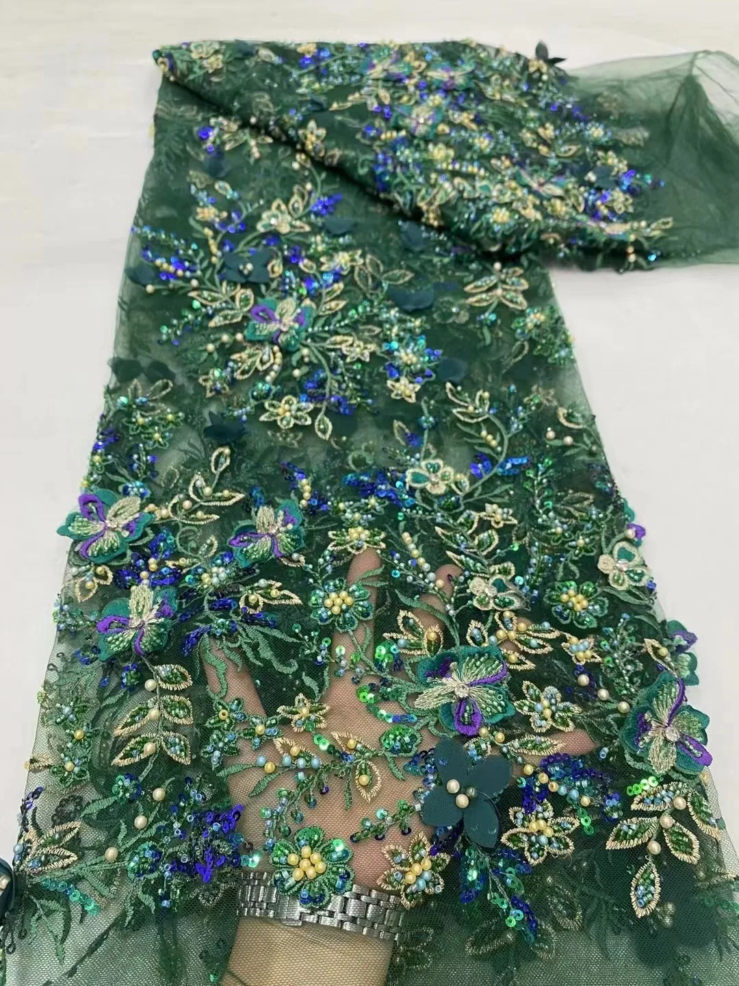 African Sequins Beaded Groom Lace Fabric High Quality French Tulle Lace Fabric 2024 Embroidery Nigerian Lace Fabrics
African Sequins Beaded Groom Lace Fabric High Quality French Tulle Lace Fabric 2024 Embroidery Nigerian Lace Fabrics