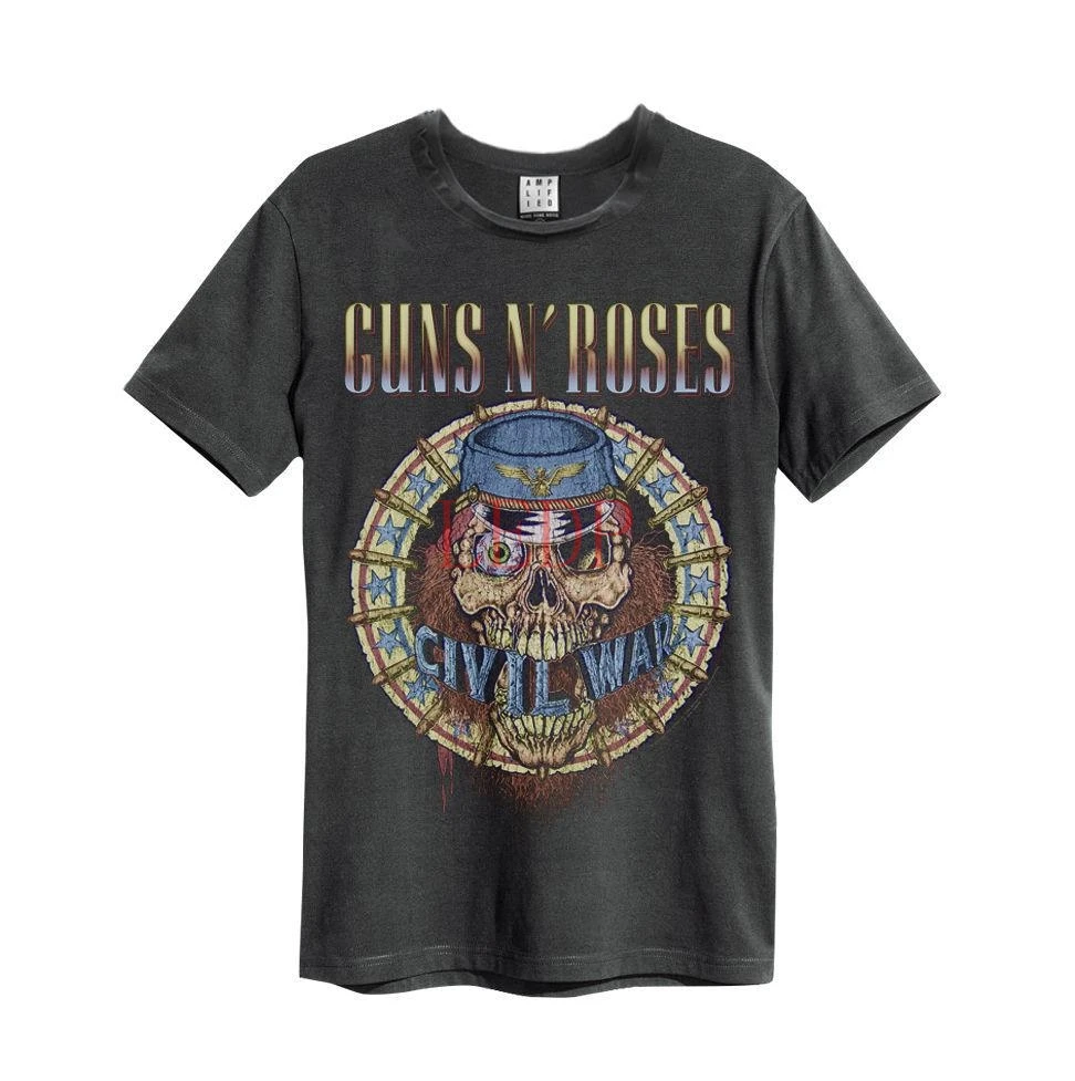 Забавная футболка Guns N' Roses с усиленным углем для гражданской войны
Забавная футболка Guns N' Roses с усиленным углем для гражданской войны