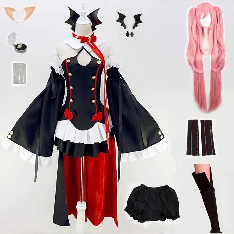 Костюм для косплея серофа из конца Овари no Seraph Krul Tepes, униформа для косплея, аниме ведьма вампира, костюм на Хэллоуин для женщин
Костюм для косплея серофа из конца Овари no Seraph Krul Tepes, униформа для косплея, аниме ведьма вампира, костюм на Хэллоуин для женщин